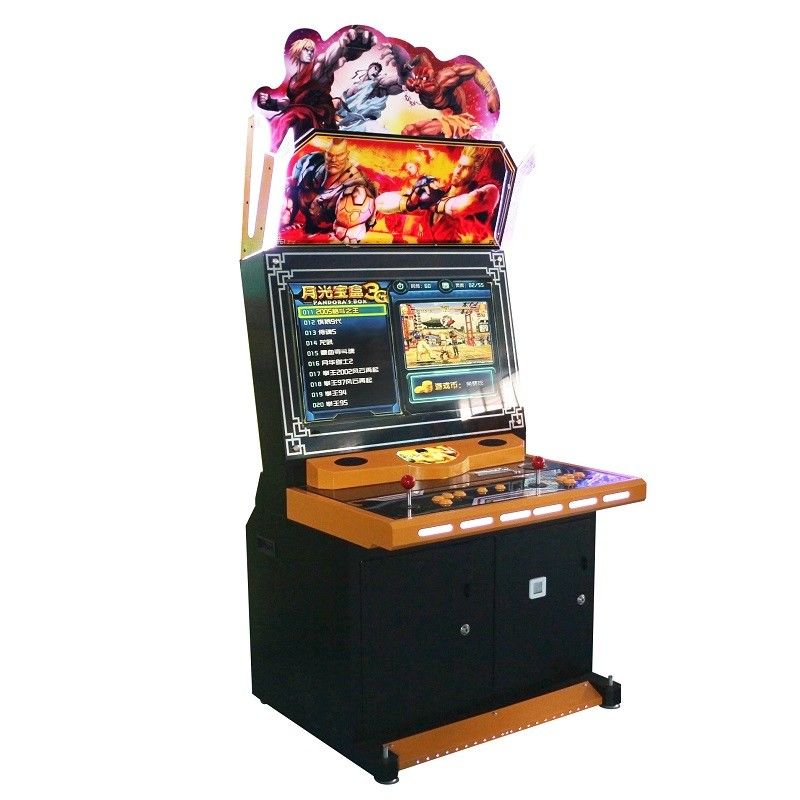 Classic Street Fighter Arcade Cabinet / Deluxe Grapple Street Fighter Arcade Machine 32 Inches