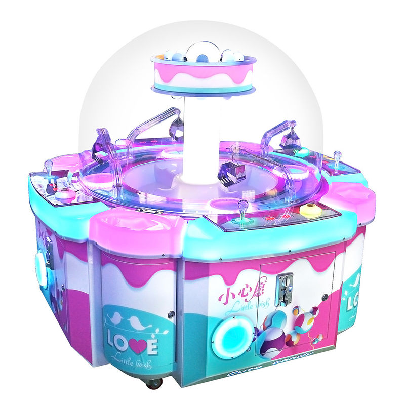 Luxury Arcade Coin Prize Machine Kids Crystal Digger Gift Pink Color