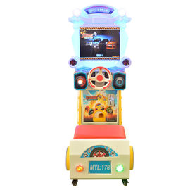 Children Car Racing Game Machine / Car Driving Arcade Games One Person