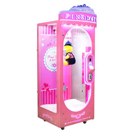 Cube Claw Machine Coin Operated Indoor Pink Date Shears Gift Lover Single Prize