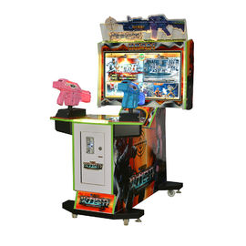 Two Players Arcade Machine Shooting Games 32 inches Gun Shooter Simulator