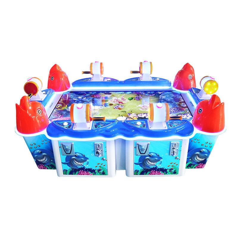 Simulator Fishing Game Machine for 6 Players Children Amusement 125*175*80cm