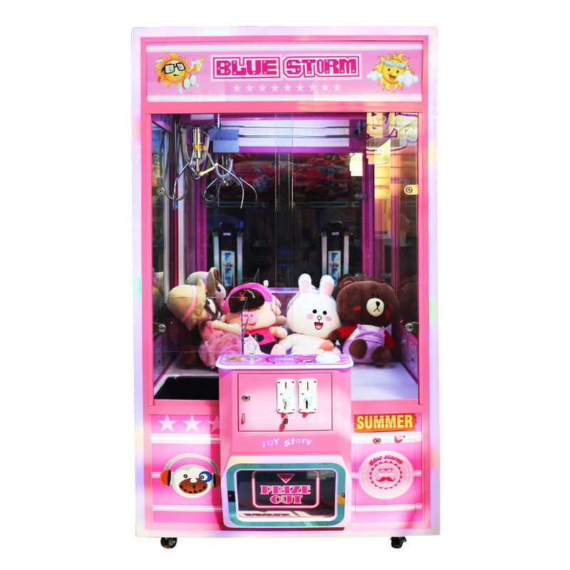Doll Crane Toy Grabber Claw Machine Single Player Coins Operated Funny