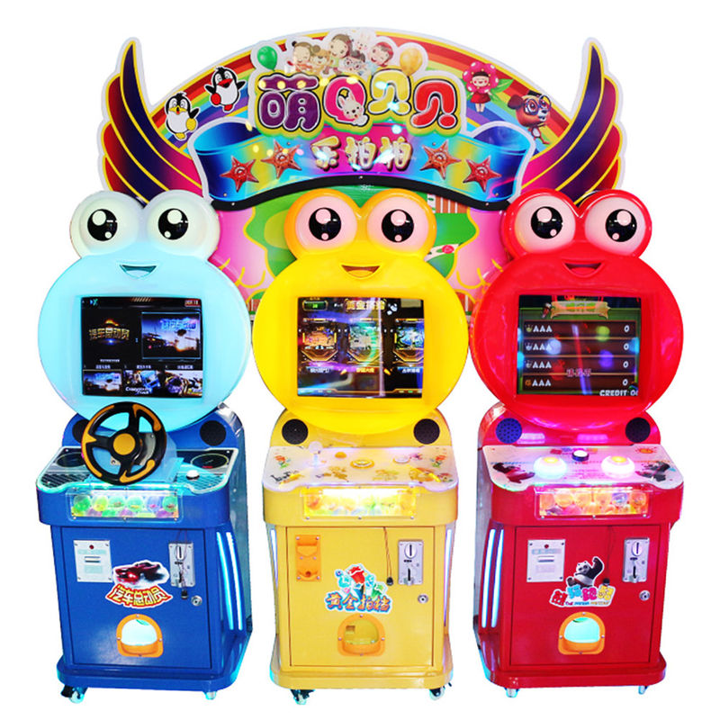 Amusement Kids Game Machine / Funny 3 In 1 Arcade Game