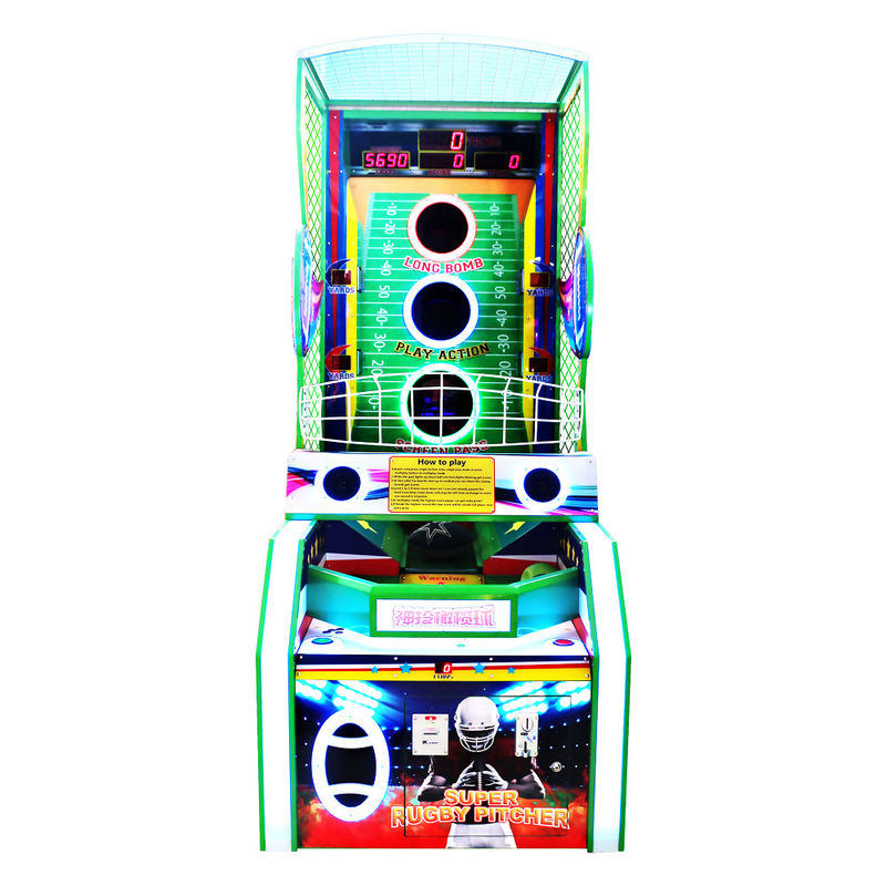 Rugby Pitcher Sports Game Machine Double Player Score Coin Accept Ready